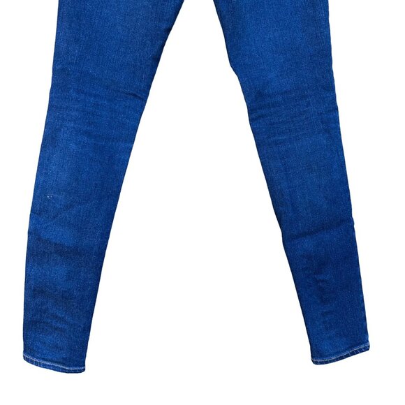 Old Navy Rockstar Mid Rise Dark Blue Jeans Size 4 - Picture 10 of 10